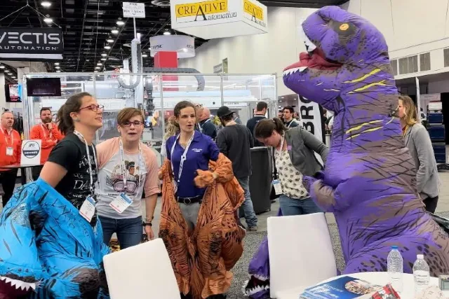 dinosaurs at Automate