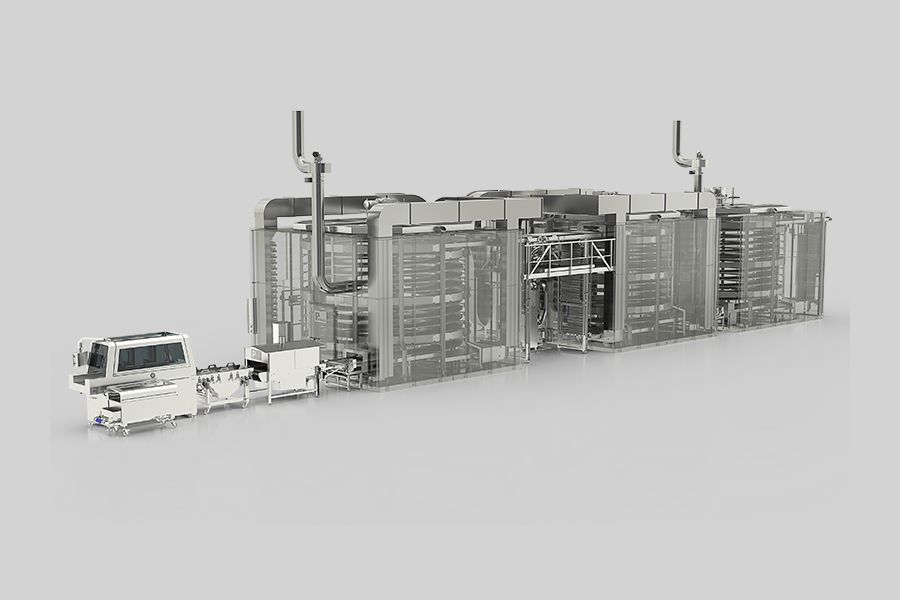 BAK Food Equipment - spiral bacon smokehouse 800 Process Expo 2023
