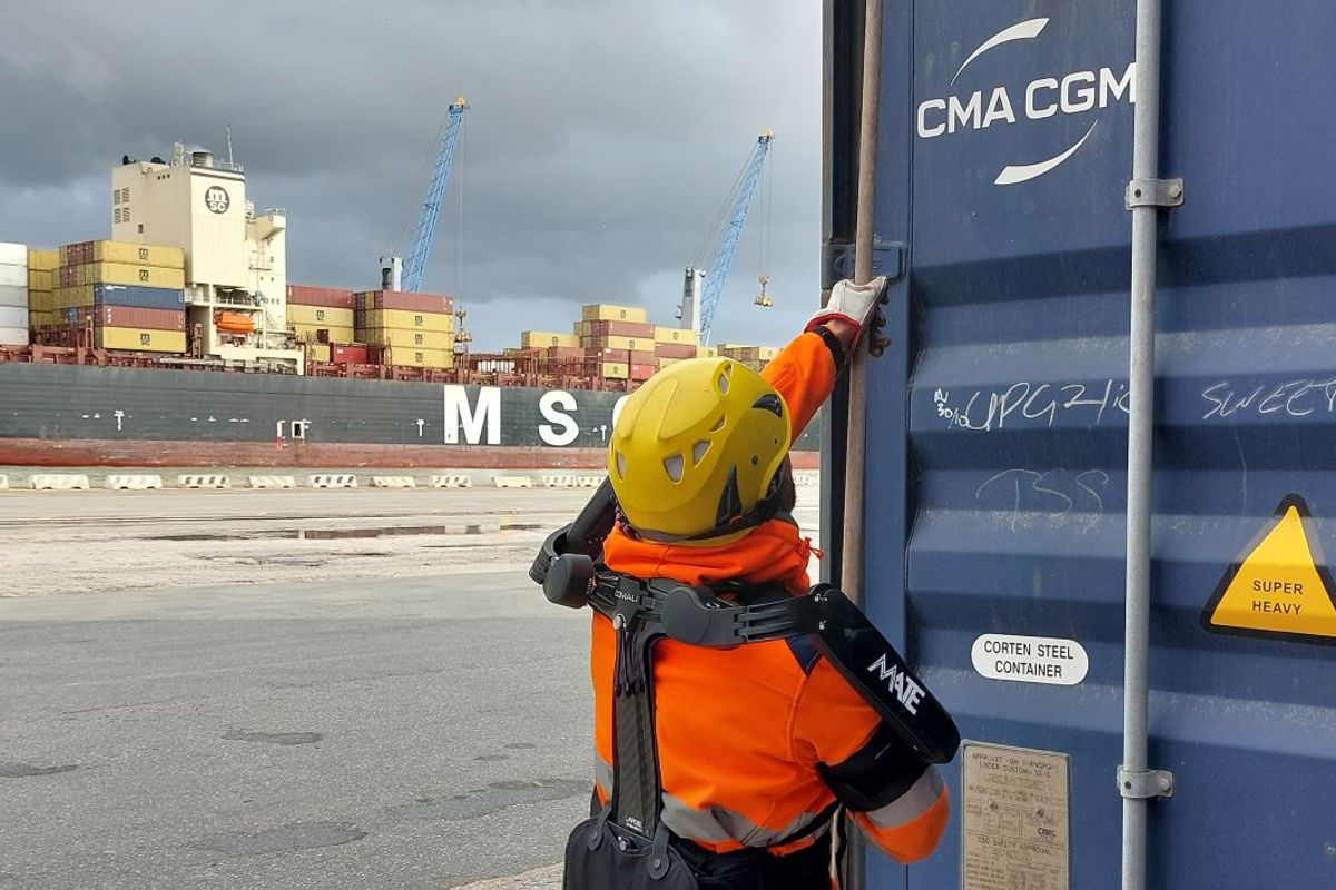 Comau’s MATE Exoskeletons Used to Improve Safety and Ergonomics of Employees & in Ports