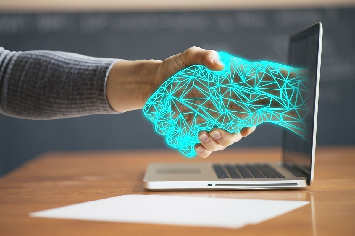AI Robotics Technology Stock Image