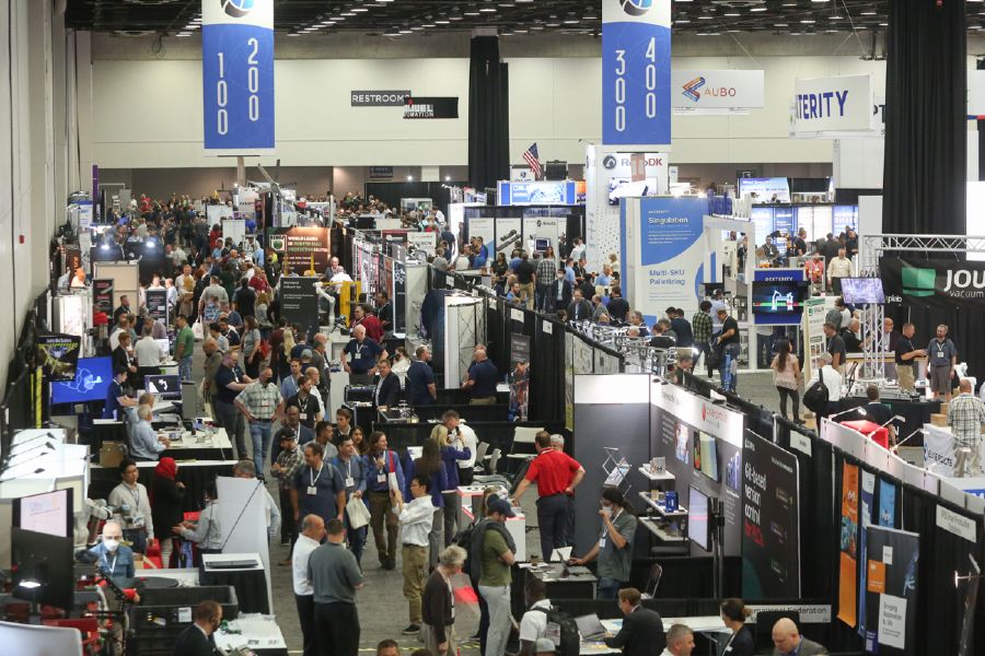 Automate trade show floor