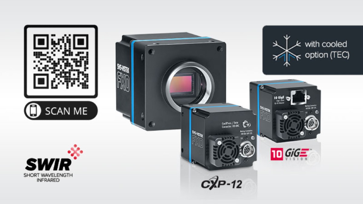 SVS-Vistek World's Fastest High-Resolution SWIR Cameras
