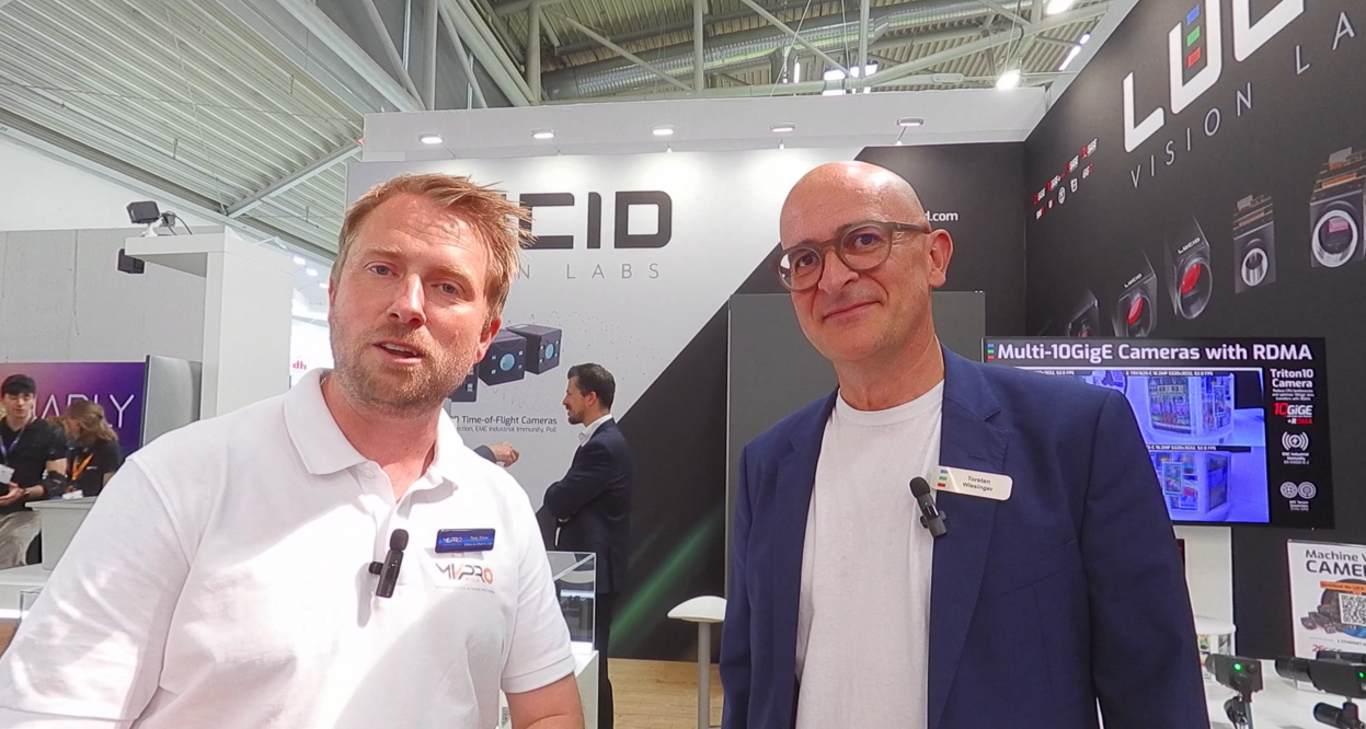 MvPro Media talks to LUCID at Automatica 2025
